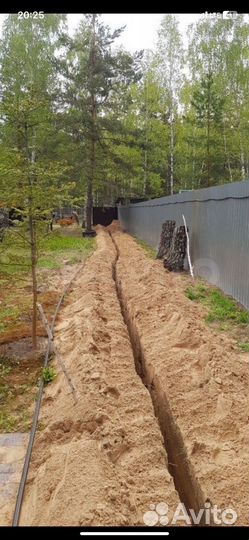 Услуги траншеекопателя