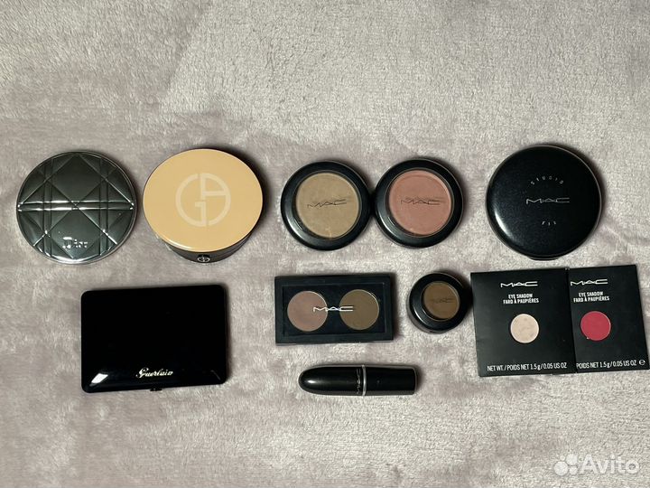 MAC Dior Guerlain тени хайлайтер румяна