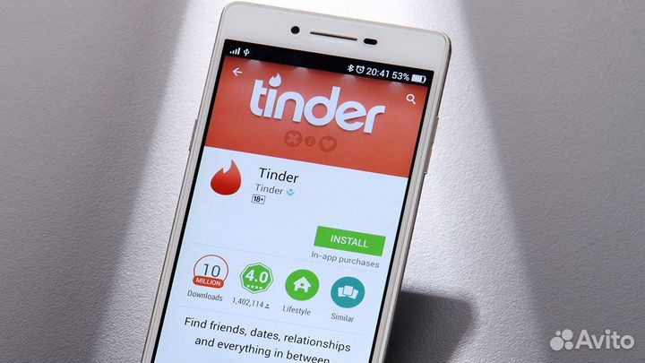 Подписка Tinder plus 6 месяцев