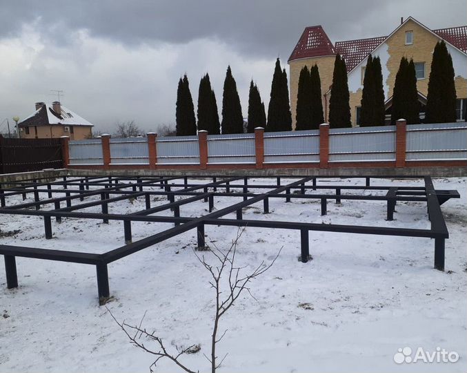 Свайно винтовой фундамент