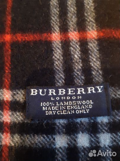 Шарф burberry синий