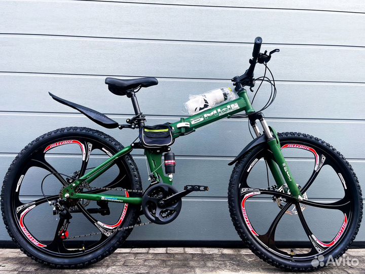 Велосипед горный колеса 26 зеленый новый