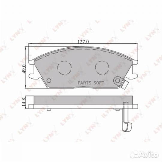 Lynxauto BD-3601 Колодки тормозные передние hyunda