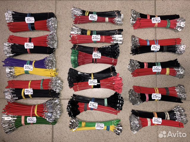 Клемники обжатые на проводе