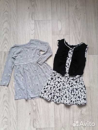 Пакет одежды на девочку 104-110