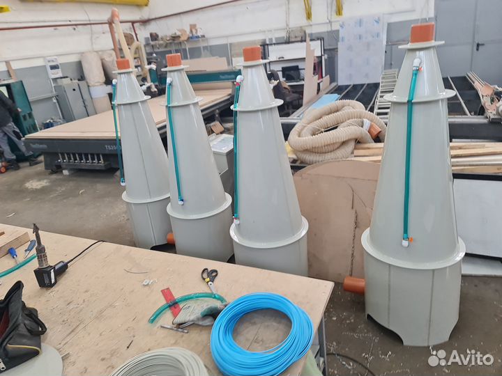 Напорный кислородный конус на 30 кубов для узв (KK