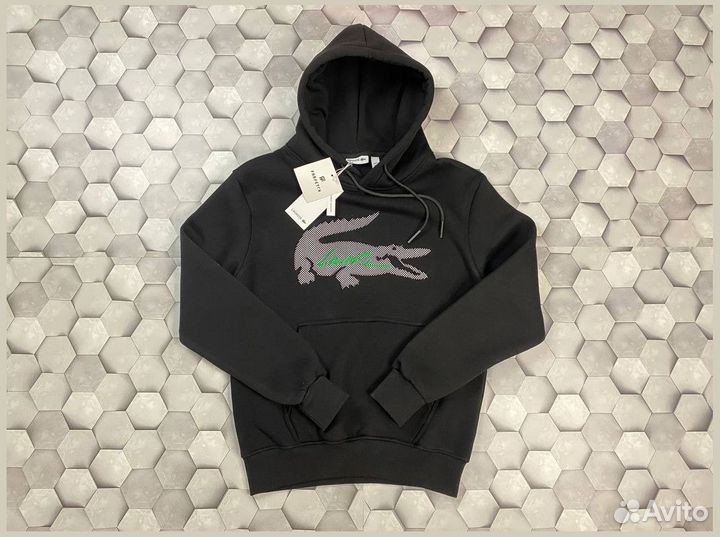 Худи Lacoste премиум теплый