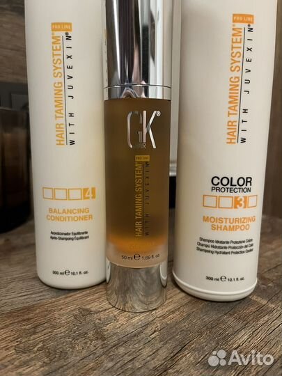 Шампунь кондиционер сыворотка GK Global Keratin