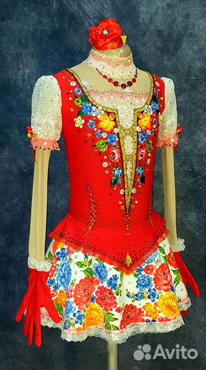 Платье для фигурного катания (120-135 см)