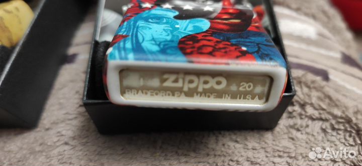 Зажигалка бензиновая Zippo, кожаный чехол Zippo