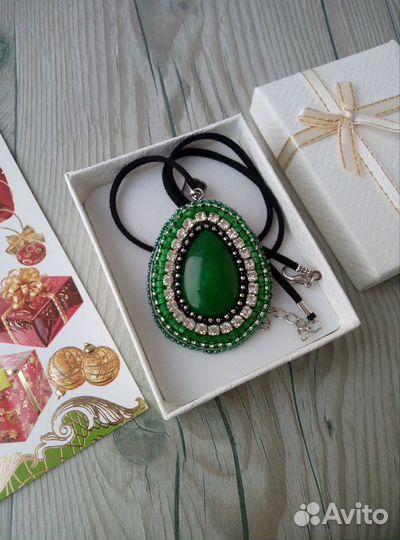 Серьги и подвеска