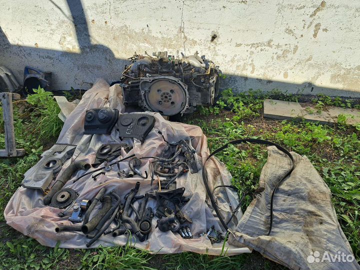 Двигатель subaru ej25 в разбор