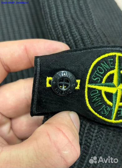 Джемпер Stone island с воротником