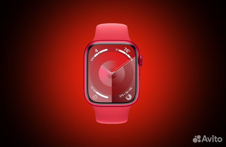 Часы apple Watch 9 41 mm red