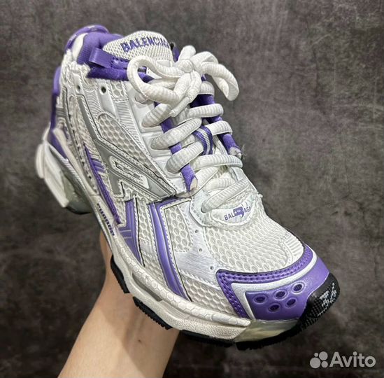 Кроссовки Balenciaga Runner Purple/White Sneakers