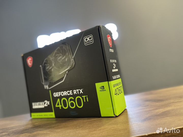 Видеокарта RTX 4060 Ti 16GB MSI OC