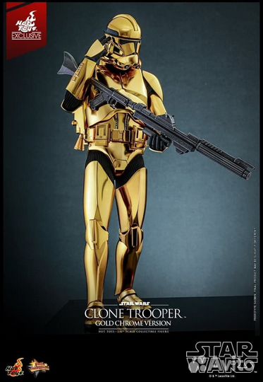 Hot toys Star Wars Clone Trooper Gold Chrome