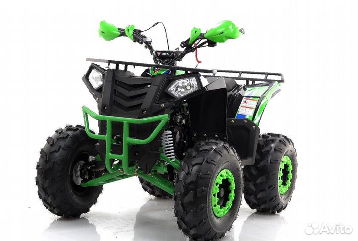 Детский квадроцикл 125 кубов Grizlik A125 зеленый