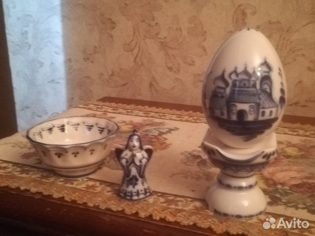 Пасхальный набор Гжель ручная роспись