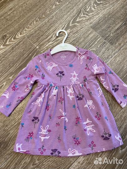 Пакет летних платьев для девочки 74-80