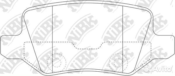 Колод. торм. диск. NiBK PN0214 PN0214 NiBK