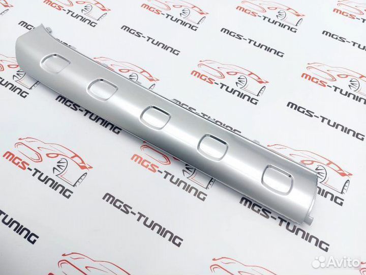 Длинный молдинг переднего бампера G63 W464 G-class