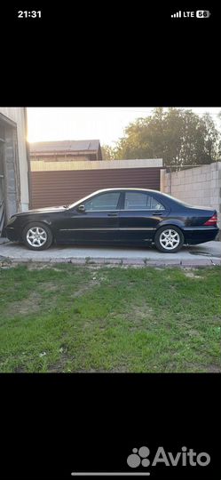 Mercedes-Benz S-класс 3.2 AT, 2002, битый, 400 000 км