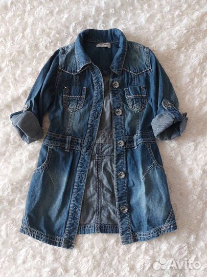 Джинсовая куртка для девочки 4 года