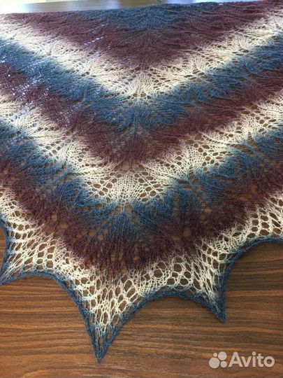 Платок шаль 100 шерсть. Свяжу под заказ