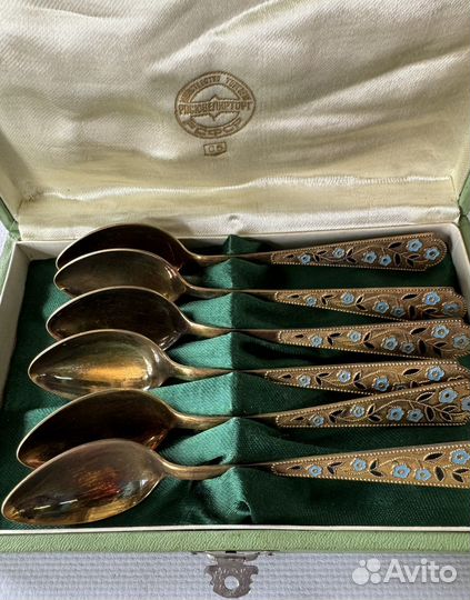 Серебряные чайные ложки лю5 875