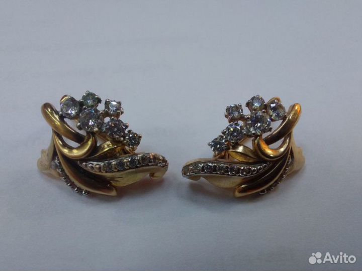 Серьги 585 пробы, р.0