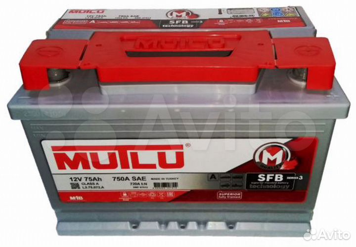 Акб Мутлу 75 Ач (Иномарки)