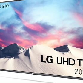 55" LG ultra HD 4K TV + кронштейн