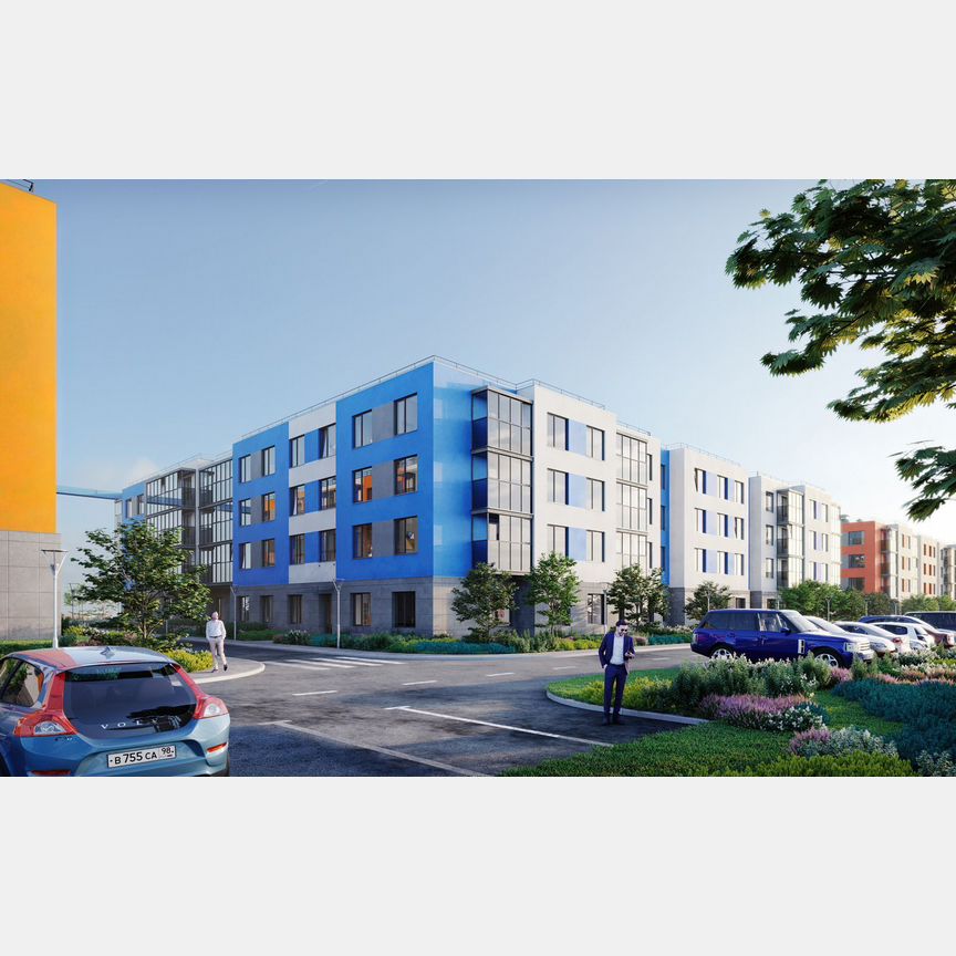 1-к. квартира, 35,6 м², 4/4 эт.