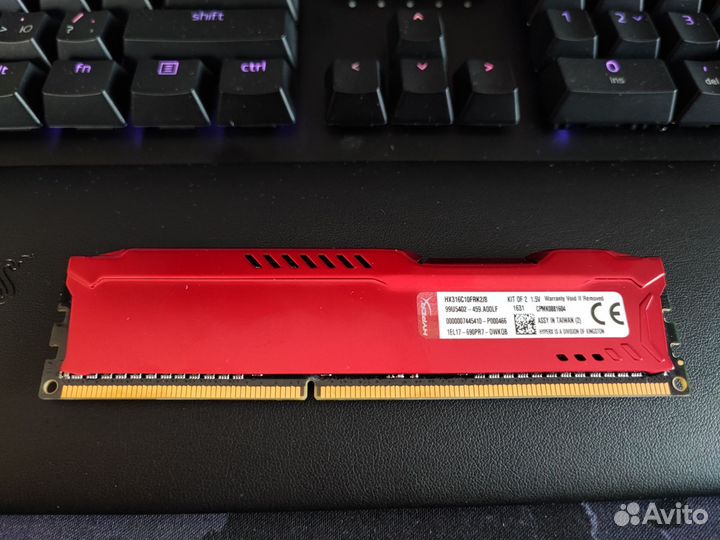 Kingston hyperx ddr3 8gb(2x4Gb) 1600 Mhz