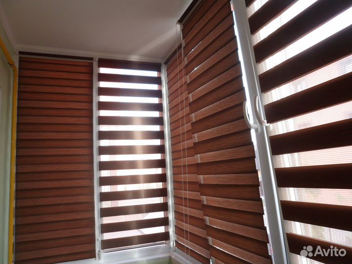 Жалюзи и Рулонные шторы на балкон