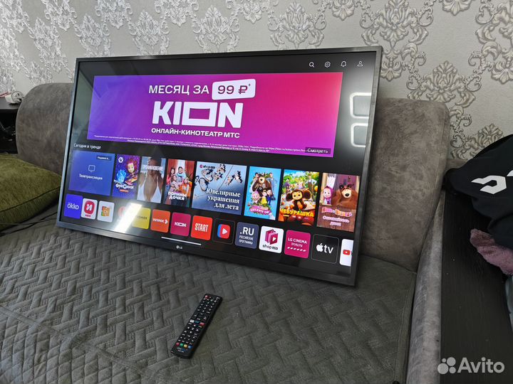 SMART tv 43 дюйма LG 2024