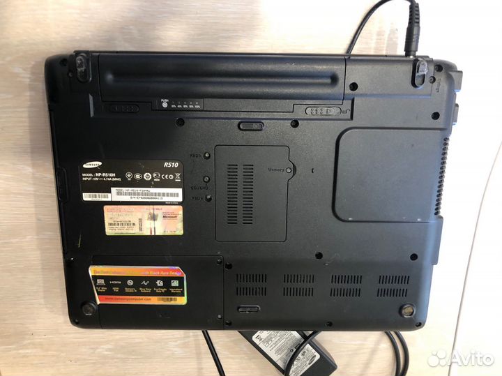 Ноутбук samsung r510