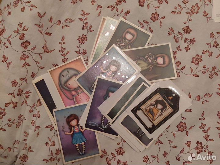 Наклейки gorjuss santoro panini