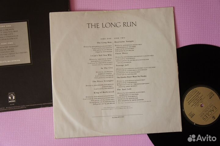 Eagles - The Long Run (UK-1979-LP) оригинал