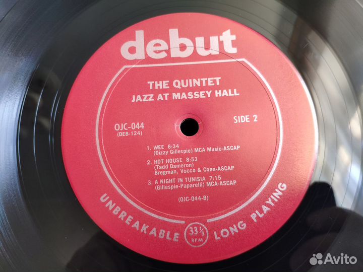 The Quintet – Jazz AT Massey Hall, 1956/1983 US