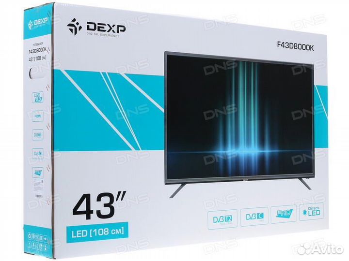 Телевизор Dexp 4K Android (108см)