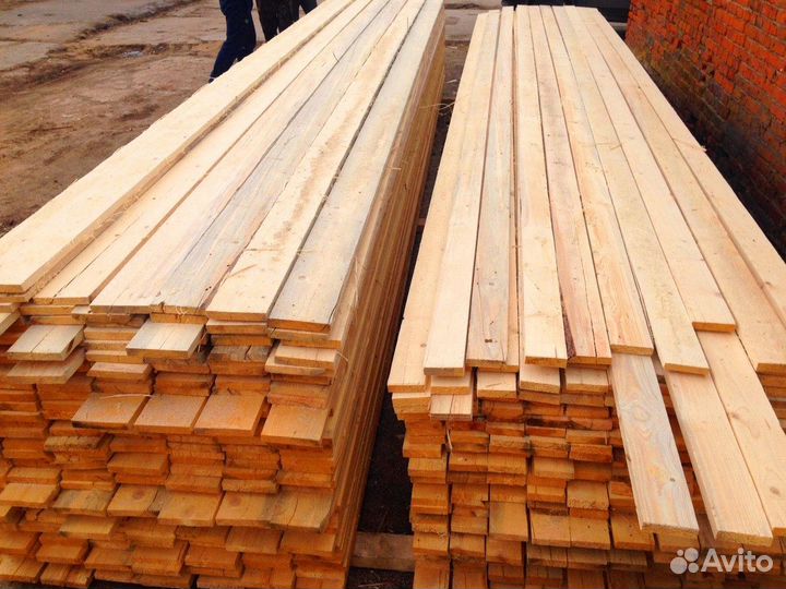 Доска от производителя 50х150х6000мм, сосна, опт