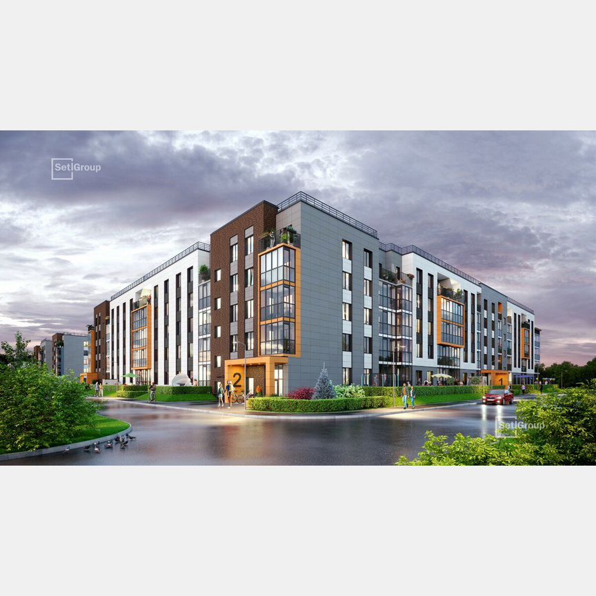 1-к. квартира, 30,9 м², 5/5 эт.