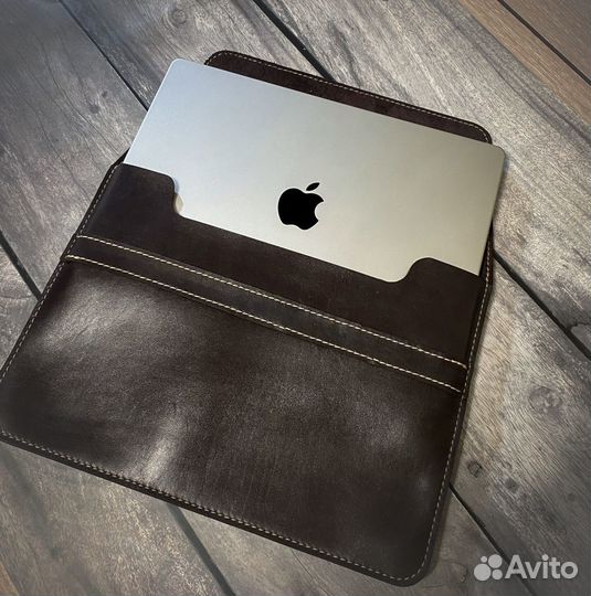 Кожаный Чехол для MacBook Pro 14