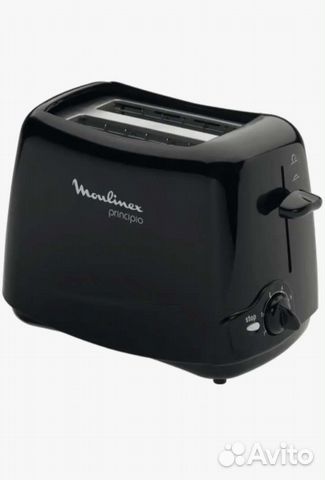 Тостер Moulinex Principio TT 1102, черный