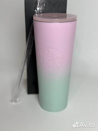 Стакан starbucks градиент