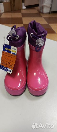 Сапожки резиновые детские 