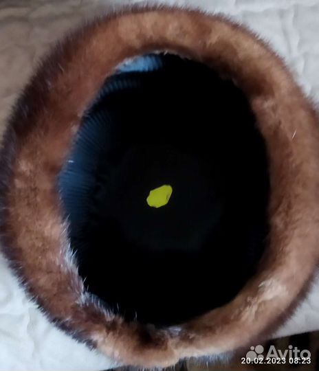 Шапка норковая женская