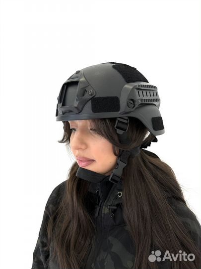 Шлем тактический защитный армейский пластиковый